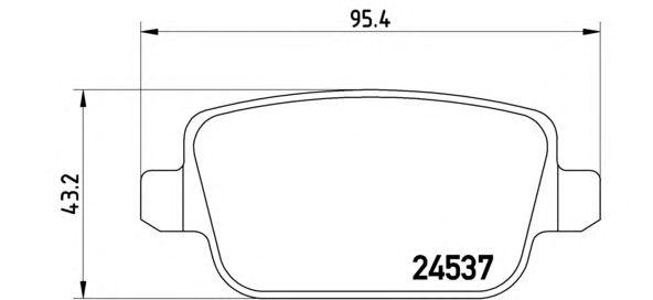 

КОЛОДКИ ТОРМОЗНЫЕ ДИСКОВЫЕ ЗАД FREELANDER, P44017