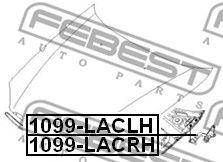 

ПЕТЛЯ КАПОТА R (CHEVROLET LACETTI/OPTRA (J200) 2003-2008), 1099LACRH