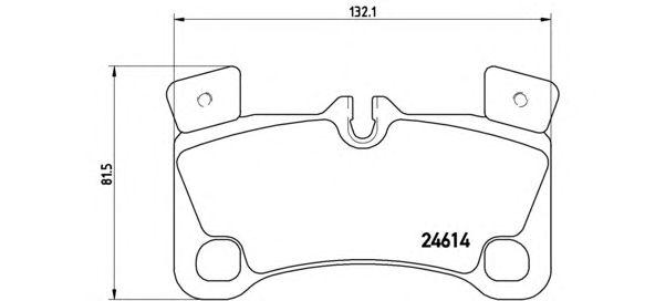 Колодки тормозные, audi q7 (4lb) 03/06-01/16 / porsche cayenne (9pa) 09/02-12/10 / vw touareg (7la, 