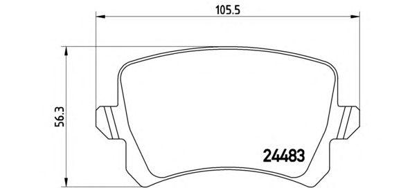 

КОЛОДКИ ТОРМОЗНЫЕ ДИСКОВЫЕ К-Т AUDI (FAW) A6L SALOON (C6) 03/05-12/12 / AUDI (FAW) Q3 CLOSED OFF-RO, P85109