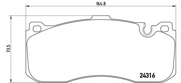 

КОЛОДКИ ТОРМОЗНЫЕ ДИСКОВЫЕ К-Т BMW 1 E81 E87 116D KW 85 03, P06041