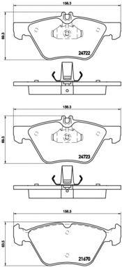 

КОЛОДКИ ТОРМОЗНЫЕ ДИСКОВЫЕ ПЕР MERCEDES-BENZ E-CLASS (W211) 03/02-03/09 / MERCEDES-BENZ E-CLASS T-M, P50075