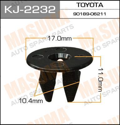

КЛИПСА КРЕПЕЖНАЯ 2232-KJ, KJ2232
