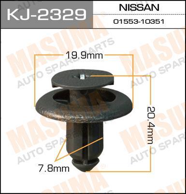 

КЛИПСА КРЕПЕЖНАЯ 2329-KJ, KJ2329