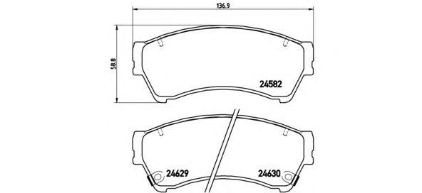 

КОЛОДКИ ТОРМОЗНЫЕ ДИСКОВЫЕ ПЕР LINCOLN ZEPHYR/MKZ 09/04- / MAZDA (FAW) 6 RUI YI SALOON 01/09- / MAZ, P49039