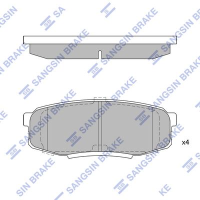 

КОЛОДКИ ТОРМОЗНЫЕ ЗАД LEXUS LX570 08-/TOYOTA LAND CRUISER 08-, SP1382