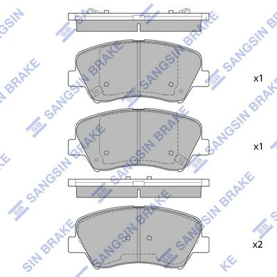 

КОЛОДКИ ТОРМОЗНЫЕ ПЕР HYUNDAI I30/ELANTRA 11-/KIA CEED 12-, SP1400