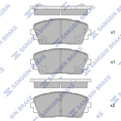 

КОЛОДКИ ТОРМОЗНЫЕ ПЕР KIA PICANTO 11-, SP1405