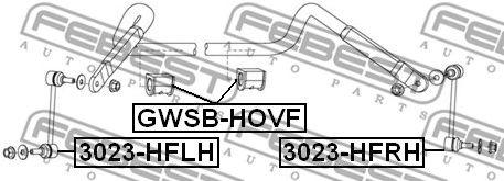 

СТОЙКА СТАБИЛИЗАТОРА ПЕР R, 3023HFRH