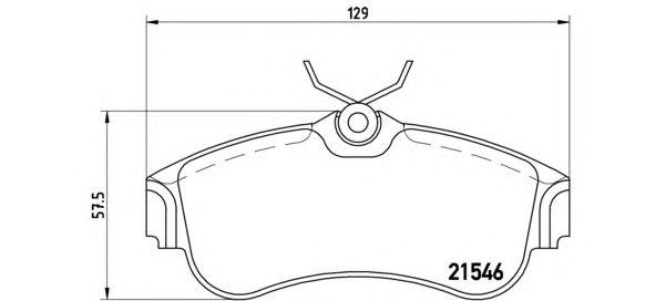 

КОЛОДКИ ТОРМОЗНЫЕ ДИСКОВЫЕ К-Т NISSAN ALMERA II (N16) 04/00- / NISSAN ALMERA II HATCHBACK (N16) 01/, P56022