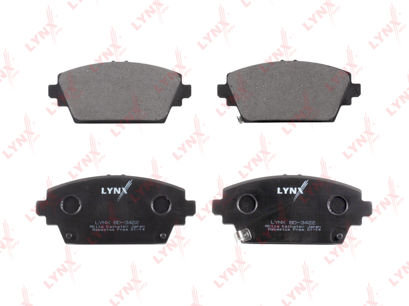 

КОЛОДКИ ТОРМОЗНЫЕ ПЕР HONDA ACCORD 98-02 NISSAN ALMERA TINO 00- PRIMERA P12 02-, BD3422