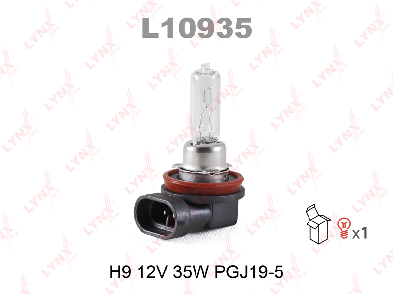 

ЛАМПА ГАЛОГЕНОВАЯ H9 12V 35W PGJ19-5, L10935