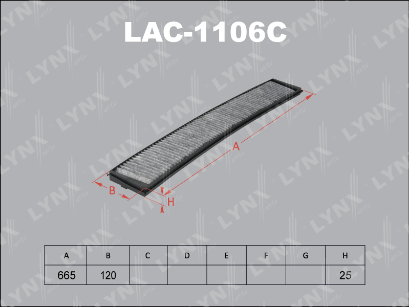 

ФИЛЬТР САЛОННЫЙ УГОЛЬНЫЙ BMW 3(E46) 98-05/X3(E83) 04-, LAC1106C