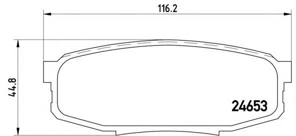 

КОЛОДКИ ТОРМОЗНЫЕ ЗАД LEXUS LX (J2) 08/07- / TOYOTA (FAW) LAND CRUISER (J20) 01/12- / TOYOTA (FAW), P83098