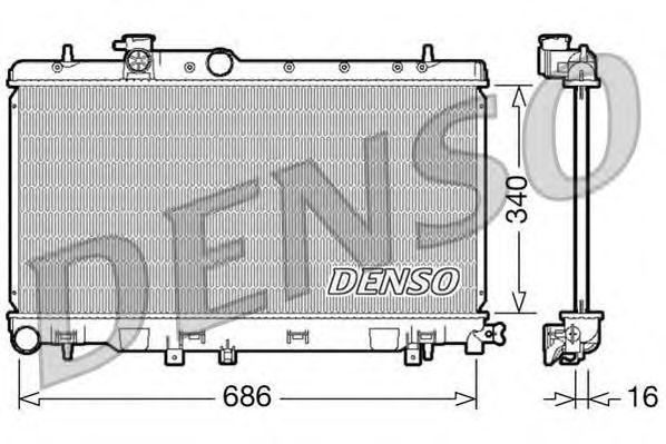 

Радиатор охлаждения ДВС DENSO арт. DRM36006, DRM36006