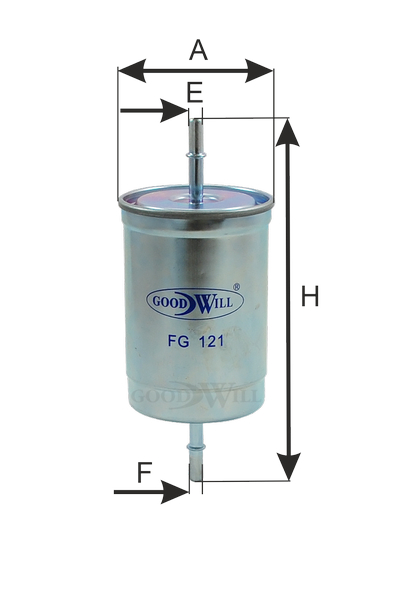 

ФИЛЬТР ТОПЛИВНЫЙ, FG121