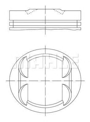 

ПОРШНЕКОМПЛЕКТ, AUDI, 0331800