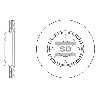 

ДИСК ТОРМОЗНОЙ SD1016 (51712-2D300, 51712-2D310, 51712-17000), SD1016