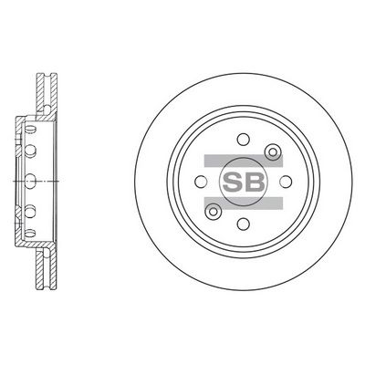 

ДИСК ТОРМОЗНОЙ SD2016/SANGSIN BRAKE, SD2016