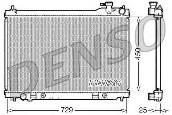 

Радиатор охлаждения ДВС DENSO арт. DRM46100, DRM46100