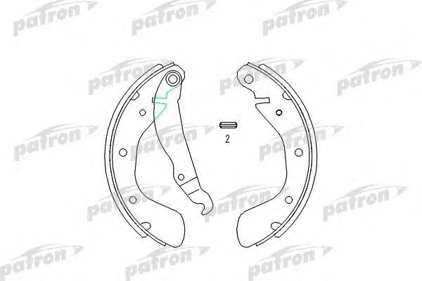 

КОЛОДКИ ТОРМОЗНЫЕ БАРАБАННЫЕ OPEL ASTRA F 91-98, ASTRA F VAN 91-99, ASTRA F ХЕЧБЭК 91-98, ASTRA F КАБРИО 93-01, ASTRA F УНИВЕРСАЛ 91-98, CORSA B 93-00, CORSA B ФУРГОН 99-00,, PSP334