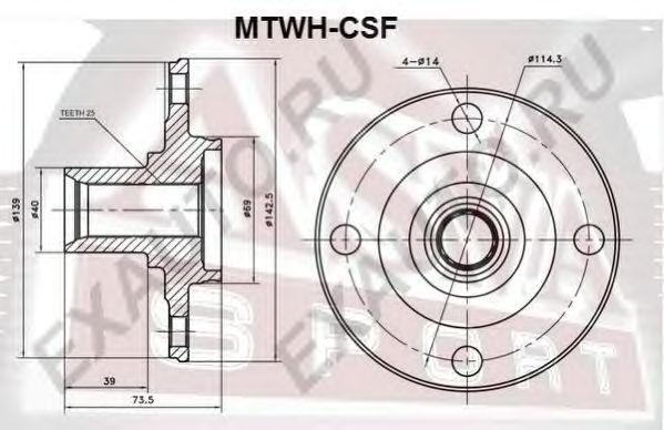 

СТУПИЦА КОЛЕСА ПЕР, MTWHCSF