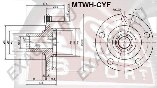 

СТУПИЦА КОЛЕСА ПЕР, MTWHCYF