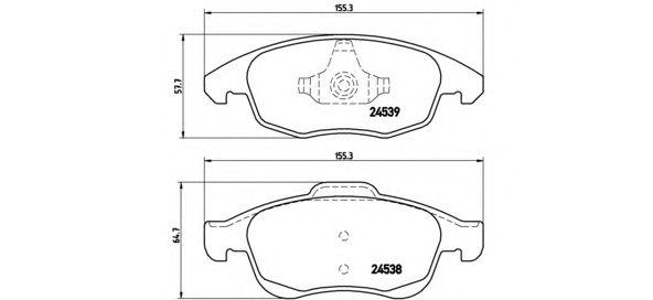 

КОЛОДКИ ТОРМОЗНЫЕ ПЕР К-Т, CITROEN BERLINGO (B9) 04/08- / CITROEN BERLINGO / BERLINGO FIRST BOX (M), P61083