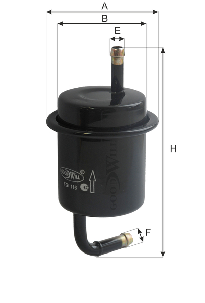 

ФИЛЬТР ТОПЛИВНЫЙ, FG116