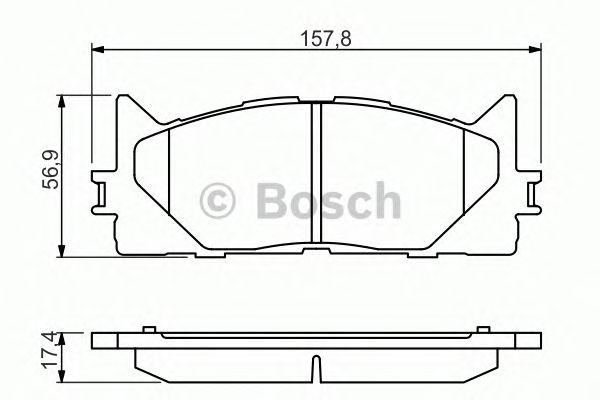 

КОЛОДКИ ТОРМОЗНЫЕ ДИСКОВЫЕ ПЕР, 0986494430