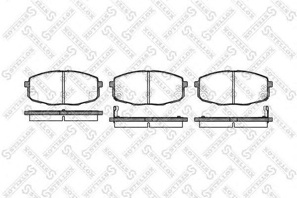 =1038 02=fdb1869 0k2ja3328z колодки дисковые п. kia carens 1.6-1