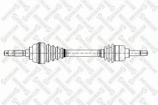 Привод левый 795mm abs, 20942 fiat ducato, peugeot boxer 1.9-2.5d/