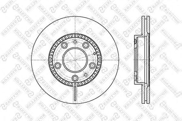 Диск тормозной передний mazda 323/6/626 1.8/2.0/2.0td 98