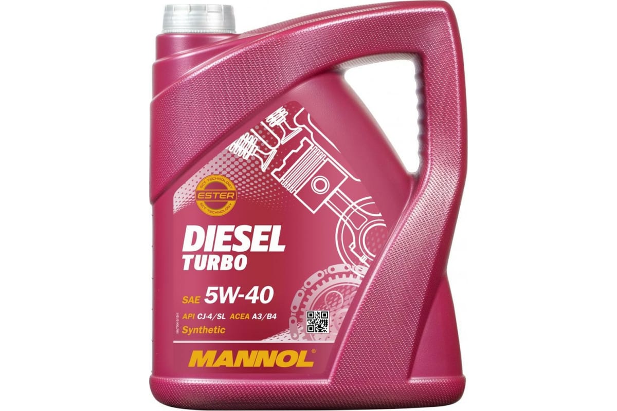 

Моторное масло MANNOL DIESEL TURBO 5W-40, 5л, 1011