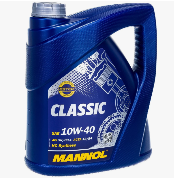 

Моторное масло MANNOL CLASSIC 10W-40, 4л, 1101