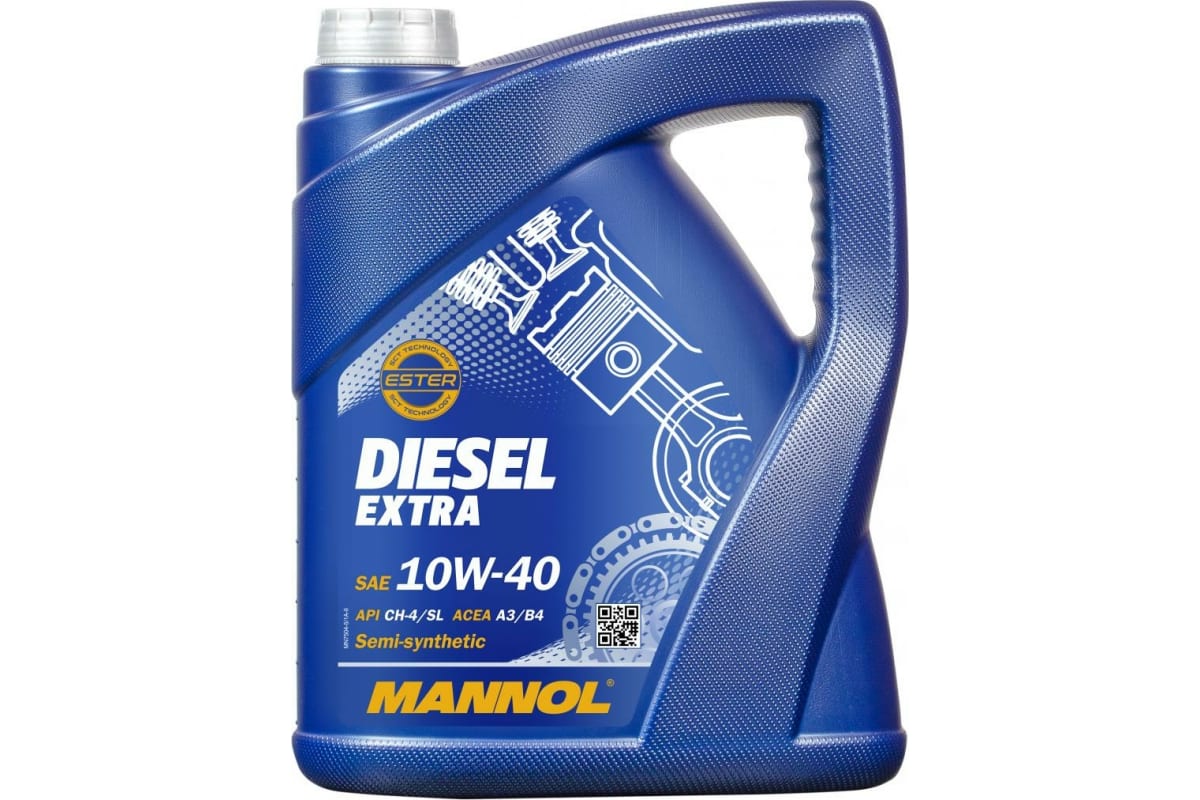 

Моторное масло MANNOL DIESEL EXTRA 10W-40, 5л, 1106
