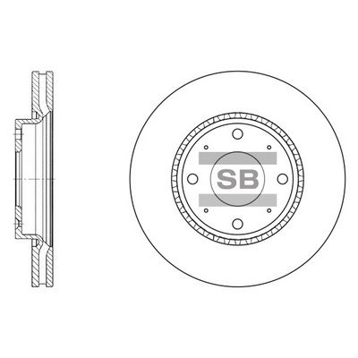 

ДИСК ТОРМОЗНОЙ SD2029, SD2029