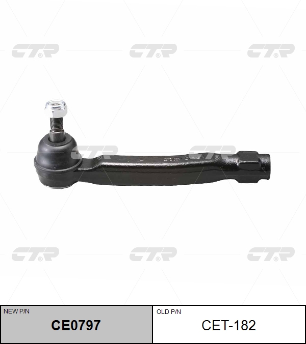 

НАКОНЕЧНИК РУЛЕВОЙ ТЯГИ CET182 / CE0797, CET182
