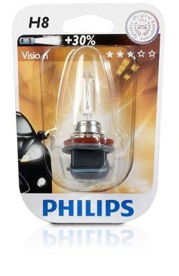 Лампа галогенная Philips Vision, H8 3200K, 35...