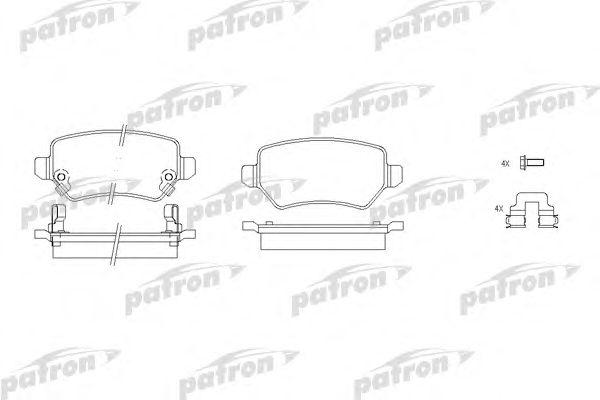 

КОЛОДКИ ТОРМОЗНЫЕ ДИСКОВЫЕ ЗАДН OPEL: ASTRA F CLASSIC УНИВЕРСАЛ 03-05, ASTRA G Х, PBP1521