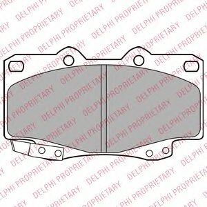 

КОЛОДКИ ТОРМОЗНЫЕ ПЕР TOYOTA HILUX III 05-, LP2242