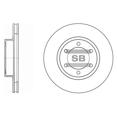 

ДИСК ТОРМОЗНОЙ SD4004, SD4004