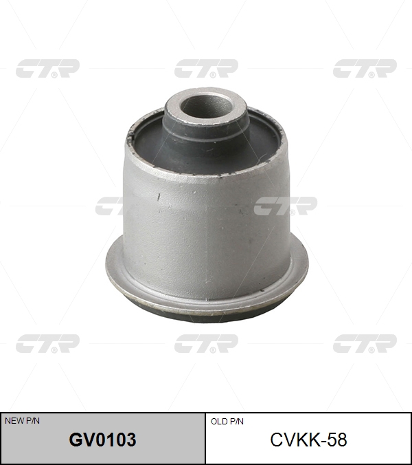 

РЕЗИНО ТЕХНИЧЕСКИЕ ИЗДЕЛИЯ CVKK58 / GV0103, CVKK58