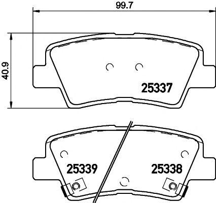 Колодки торм. hyu solyaris/i30/i40/kia ceed/rio 05