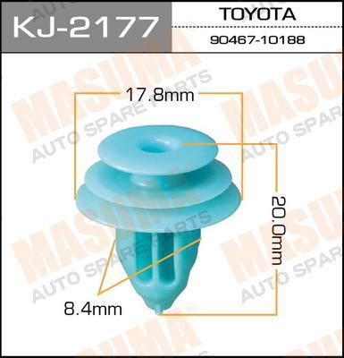 

КЛИПСА КРЕПЕЖНАЯ MASUMA, KJ2177