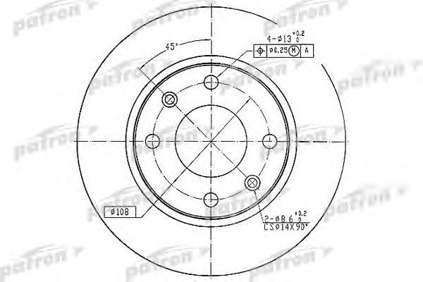 

ДИСК ТОРМОЗНОЙ ПЕР CITROEN AX 91-96, SAXO 96-03, XSARA 97-05, XSARA BREAK 97-05, XSARA КУПЕ 98-05, PBD1221