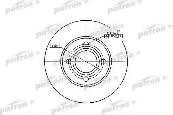 

ДИСК ТОРМОЗНОЙ ПЕРЕДН AUDI: 100 76-82, 100 82-90, 100 AVANT 77-83, 80 (06542/110, PBD1521