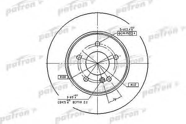 

ДИСК ТОРМОЗНОЙ ЗАДН MERCEDES-BENZ C-CLASS (W202) [ 05.94-05.00 ] = 3,6 = ,C-CLASS (W203) [ 05.00- ] = 2,7 / 3,2 / 3,0 = ,C-CLASS T-MODEL (S203) [ 03.01- ], PBD2813