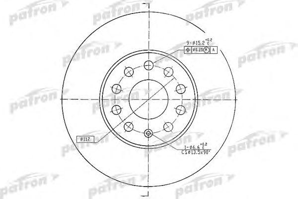 

ДИСК ТОРМОЗНОЙ ПЕРЕДН AUDI: A3 03-, A3 SPORTBACK 04-, SEAT: ALTEA 04-, LEON 05-,, PBD4295