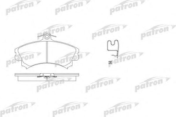 

КОЛОДКИ ТОРМОЗНЫЕ ДИСКОВЫЕ ПЕРЕДН MITSUBISHI: CARISMA 95-06, CARISMA СЕДАН 96-06, PBP1093